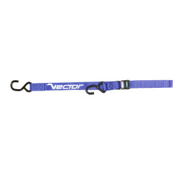 Sangles VECTOR - 38 mm - 2 crochets en S (Ø 9 & 12 mm) - Bleu