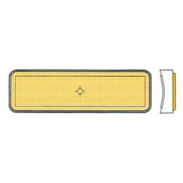 V PARTS Side Reflector Yellow