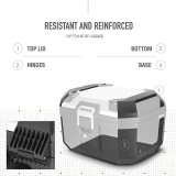 Top Case SHAD Terra TR46 Noir/Alu