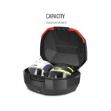 Top case SHAD SH51 Carbone
