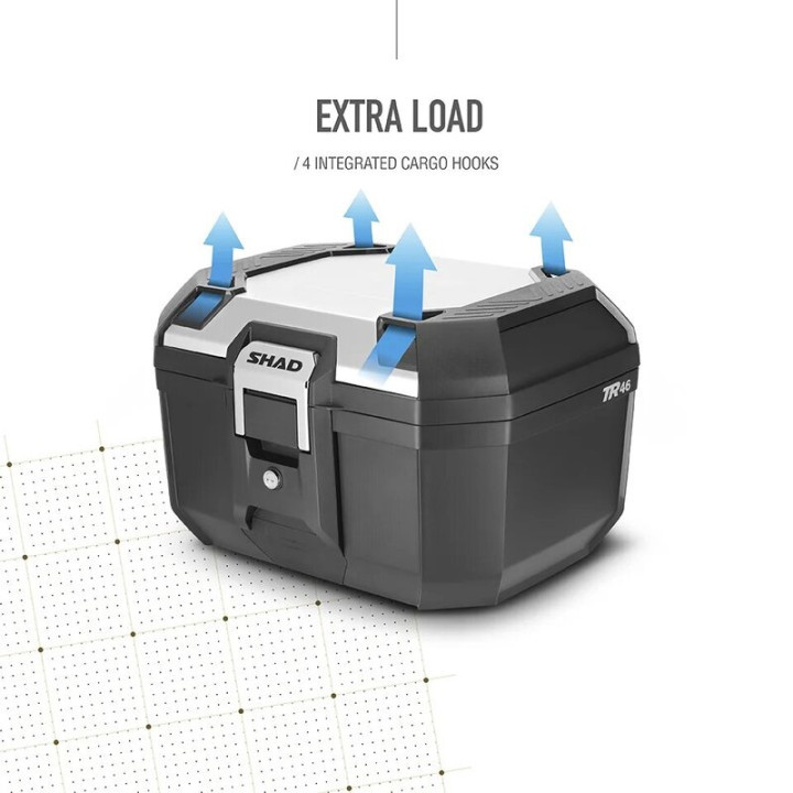 Top Case SHAD Terra TR46 Noir/Alu