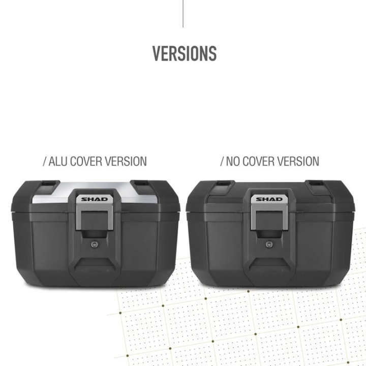 Top Case SHAD Terra TR46 Noir/Alu