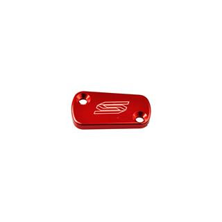 Couvercle de maitre-cylindre arrière Scar rouge | Oxmoto