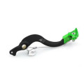 Pédale de frein ART factory aluminium anodisé noir/embout vert Kawasaki 1058391