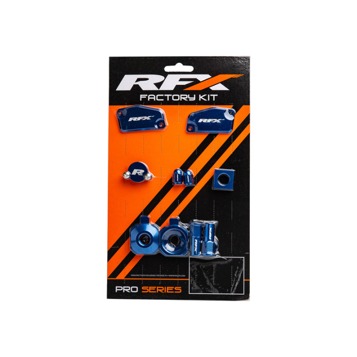 Kit d'habillage anodisé RFX Factory - bleu