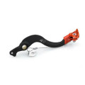 Pédale de frein ART factory aluminium anodisé noir/embout orange KTM 1081843001