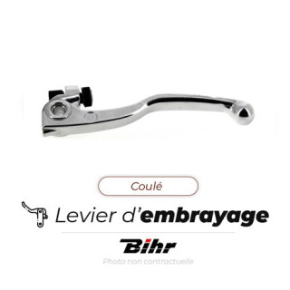 Levier d'embrayage Bihr type origine aluminium coulé poli 1063900
