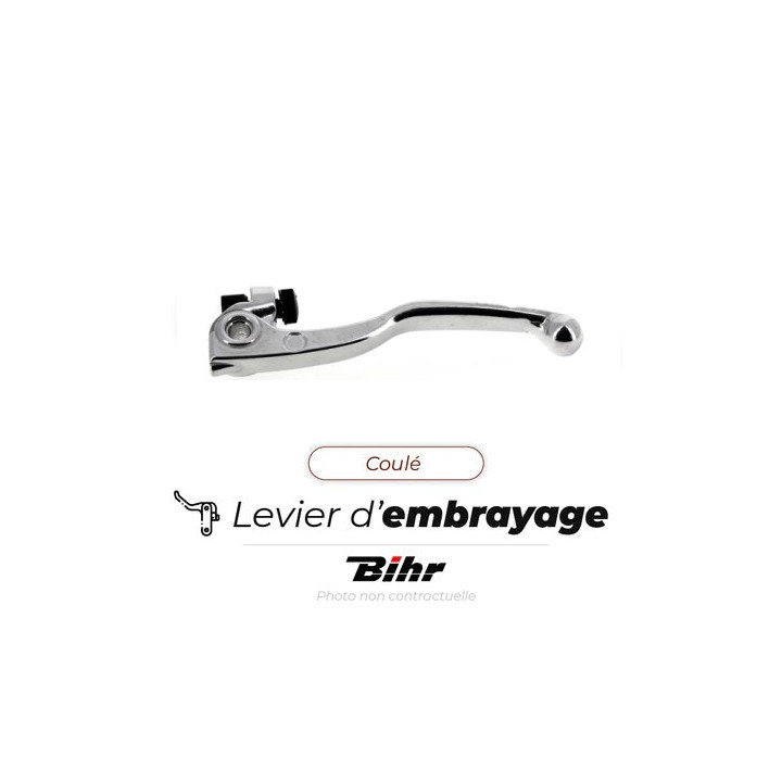 Levier d'embrayage Bihr type origine aluminium coulé poli 1063900