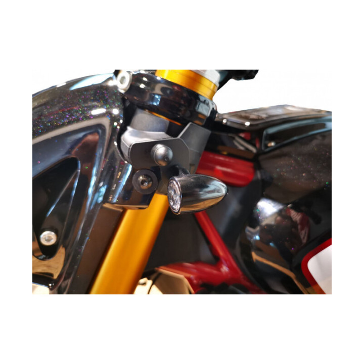 Cache-orifice clignotants avant V PARTS 2 pièces - Indian FTR 1200