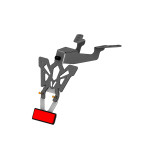 Support de plaque V PARTS - Yamaha T-Max 560