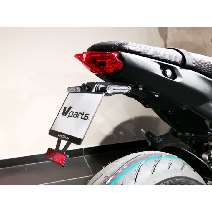 Support de plaque V PARTS noir - Yamaha MT-09