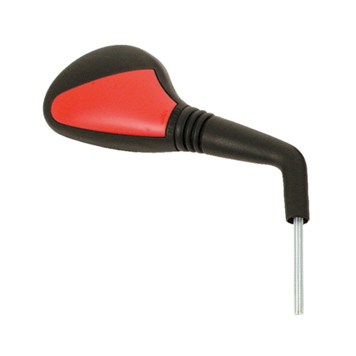 Rétroviseur VICMA droit type origine - noir/rouge Peugeot Vivacity