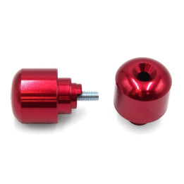 Embouts De Guidon Aluminium HIGHSIDER smart Honda - Rouge