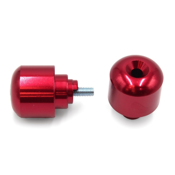 Embouts De Guidon Aluminium HIGHSIDER smart Honda - Rouge