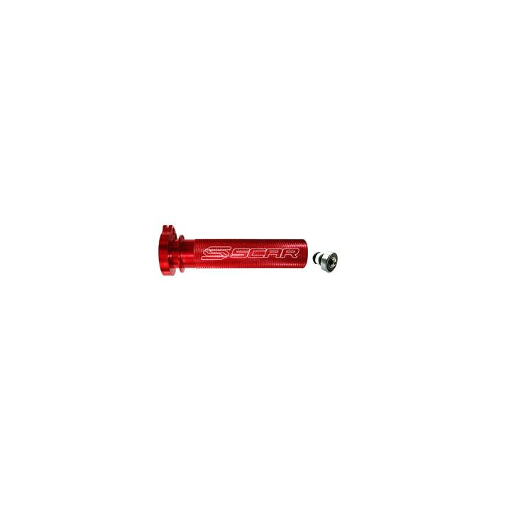 Barillet de gaz Scar alu + roulement rouge Honda | Oxmoto