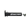 Barillet de gaz Scar alu + roulement noir Yamaha yz125/250/250x