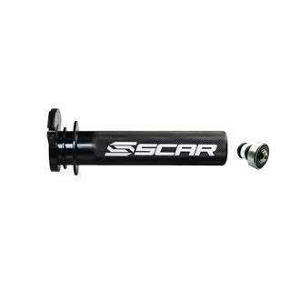Barillet de gaz Scar alu + roulement noir ktm/husqvarna