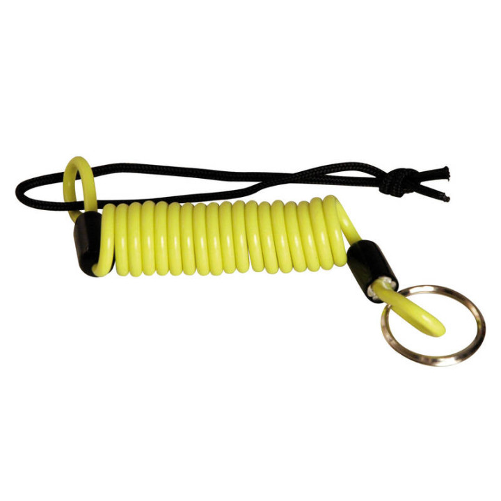 Câble de rappel bloque-disque/antivol VECTOR Minimax - Fluo Jaune