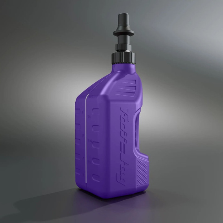 Bidon d'essence TUFF JUG violet avec bouchon Ripper 2.5G/10L