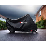 Housse de protection intérieure/extérieure VECTOR H20 pour moto/scooter avec bulle haute - noir