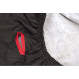 Housse de protection extérieure VECTOR Black Cotton pour moto/scooter - noir