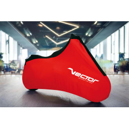Housse de protection intérieure VECTOR Stretch pour moto/scooter - rouge