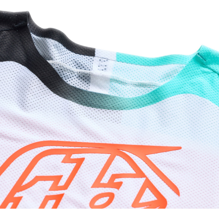 Maillot TROY LEE DESIGNS SE Pro - Sever blanc/Teal