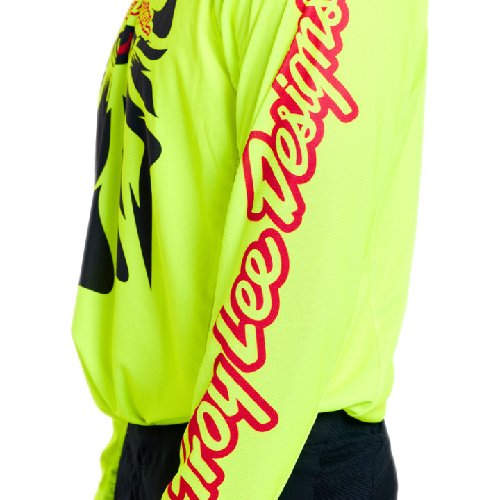 Maillot TROY LEE DESIGNS GP Pro - Cyclops jaune fluo