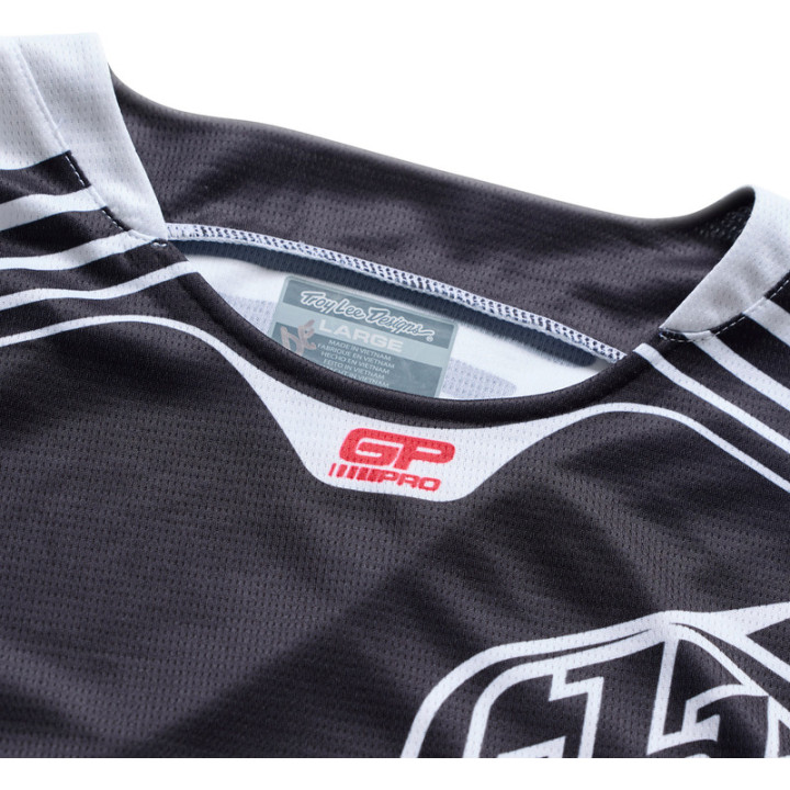 Maillot TROY LEE DESIGNS GP Pro - Streamline noir/blanc