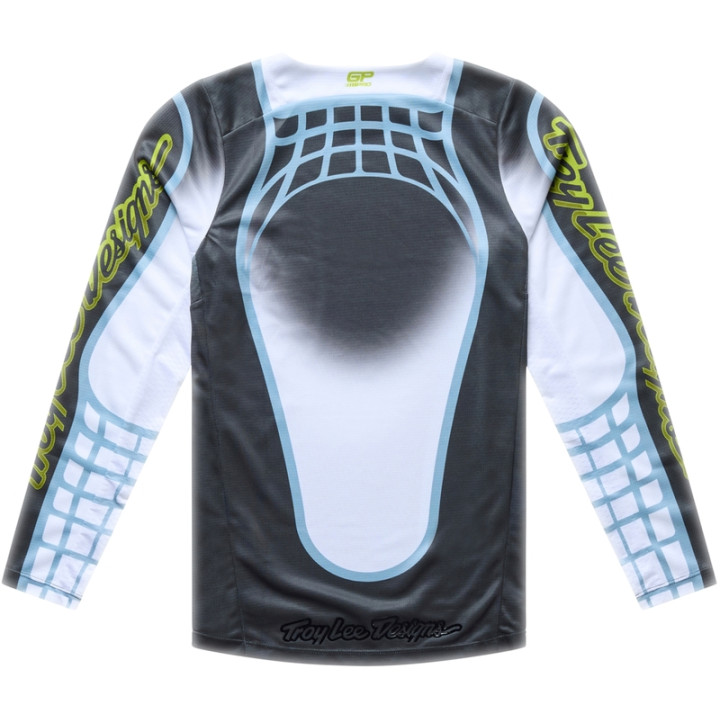 Maillot enfant TROY LEE DESIGNS GP Pro - Framework carbon/gris