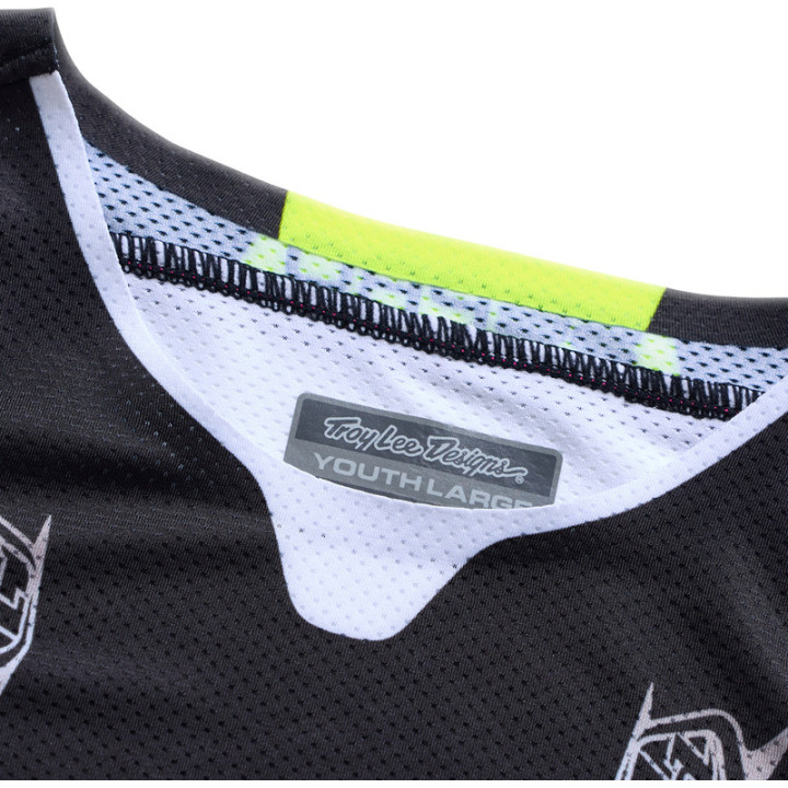 Maillot enfant TROY LEE DESIGNS SE Pro - Salvo noir/blanc