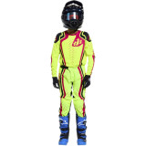 Maillot enfant TROY LEE DESIGNS GP Pro - Roller jaune fluo/fuschia