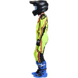 Maillot enfant TROY LEE DESIGNS GP Pro - Roller jaune fluo/fuschia