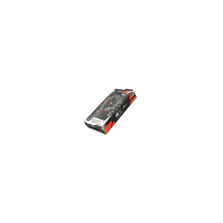 Leviers repliables ART noir/vis rouge par paire Honda crf250r/450r/rx