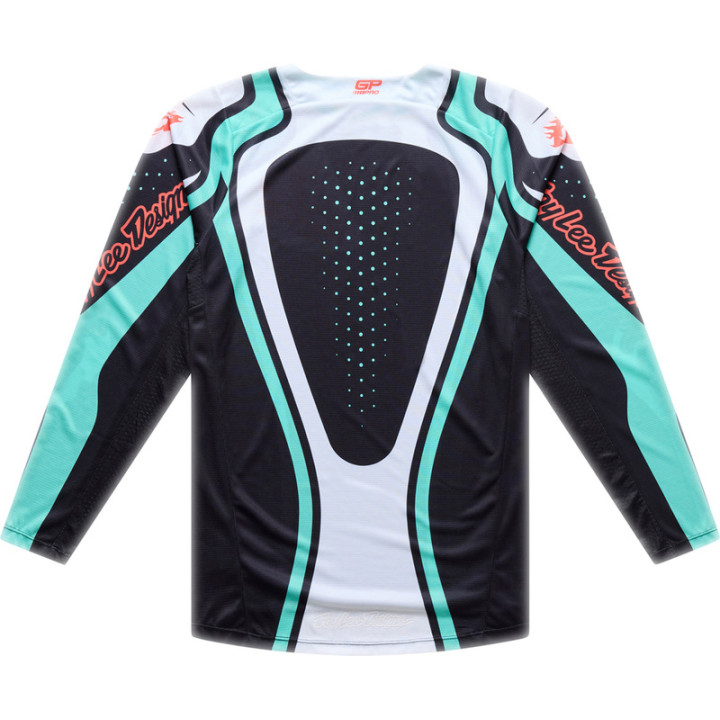 Maillot TROY LEE DESIGNS GP Pro - Roller noir/Teal