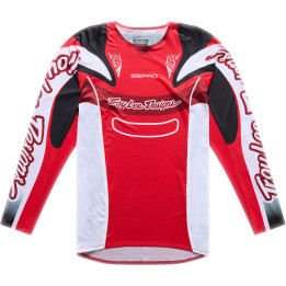 Maillot TROY LEE DESIGNS SE Pro - Salvo rouge/blanc