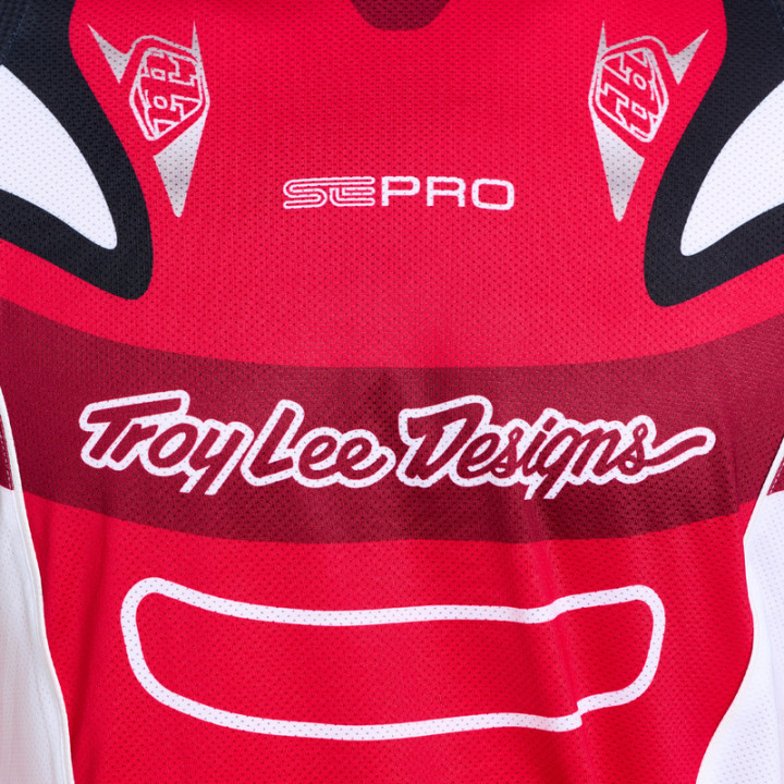 Maillot TROY LEE DESIGNS SE Pro - Salvo rouge/blanc