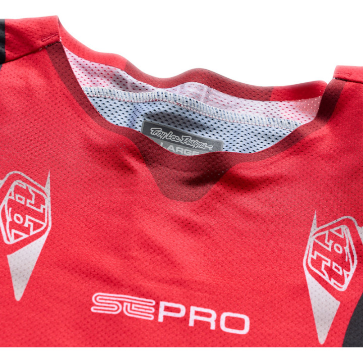 Maillot TROY LEE DESIGNS SE Pro - Salvo rouge/blanc