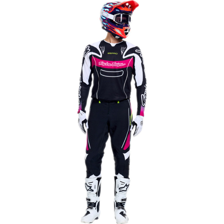 Maillot TROY LEE DESIGNS SE Pro - Salvo noir/blanc