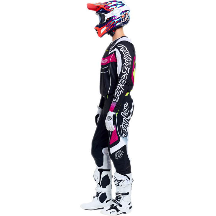 Maillot TROY LEE DESIGNS SE Pro - Salvo noir/blanc