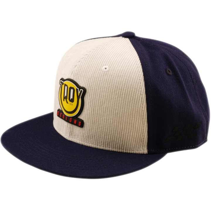 Casquette TROY LEE DESIGNS Flat Bill Snapback Happy Dayz - Indigo/Pumice