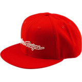 Casquette TROY LEE DESIGNS Flat Bill Snapback Signature - Team Red
