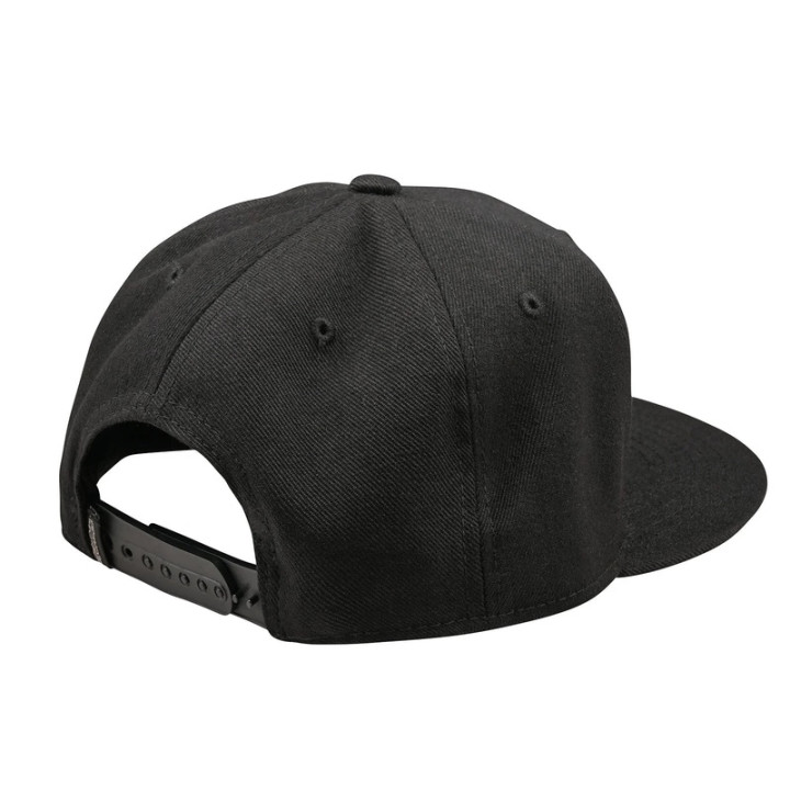 Casquette TROY LEE DESIGNS Flat Bill Snapback Signature - noir