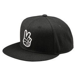 Casquette TROY LEE DESIGNS Flat Bill Snapback Peace - noir