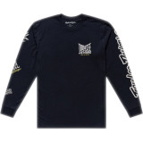 T-Shirt TROY LEE DESIGNS Long Sleeve Handlebar - noir