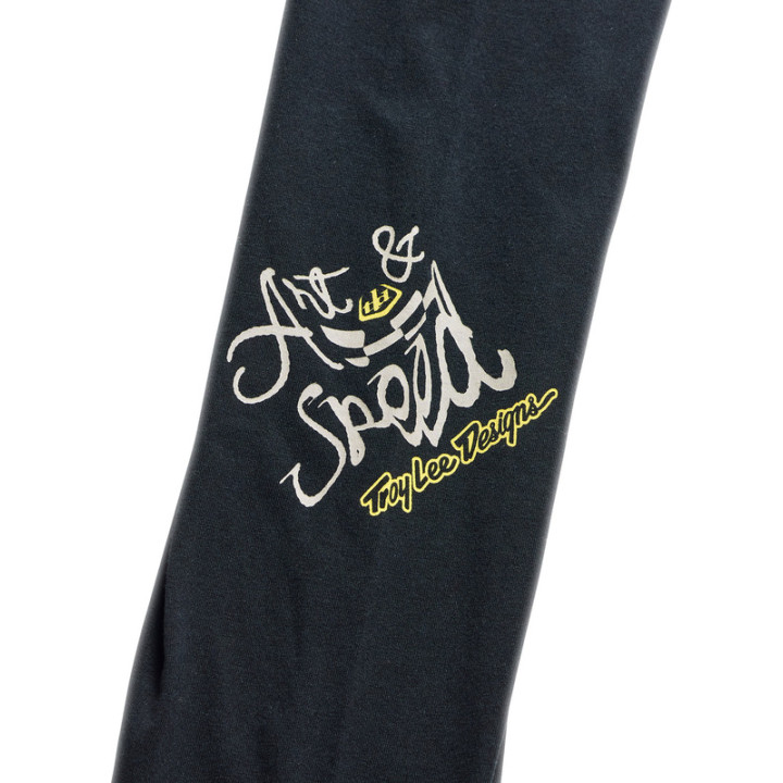 T-Shirt TROY LEE DESIGNS Long Sleeve Handlebar - noir