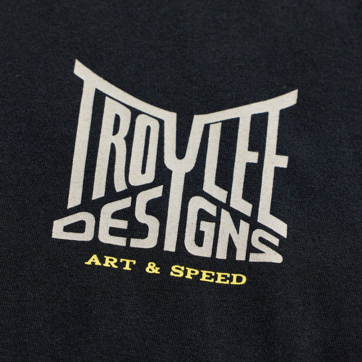 T-Shirt TROY LEE DESIGNS Long Sleeve Handlebar - noir