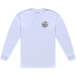 T-Shirt TROY LEE DESIGNS Long Sleeve Carb Club - blanc