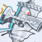T-Shirt TROY LEE DESIGNS Long Sleeve Carb Club - blanc