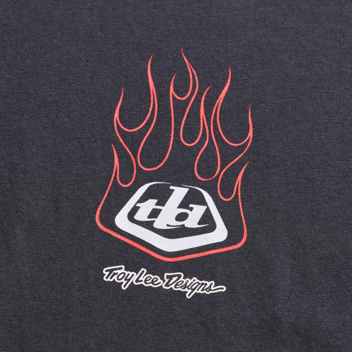 T-Shirt TROY LEE DESIGNS Long Sleeve Flame2 - Carbon